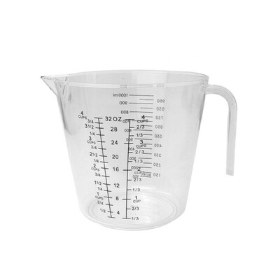 Cupă de măsurare 300/600/1000 ml, transparentă, rezistentă la căldură, din plastic, lapte, cântar de apă, borcan de măsurare, instrument pentru cuptor cu microunde pentru coacere