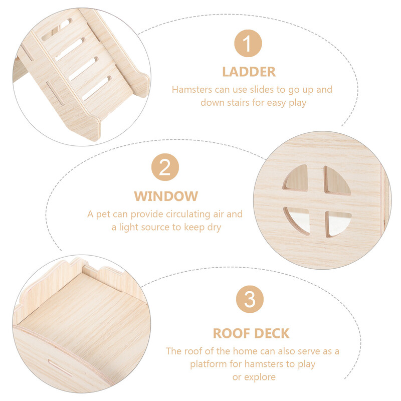 Küülikuloss Päkapikk Hamstri Mänguasjad Aksessuaarid Puur Gerbil voodipesu Majad Peidikud