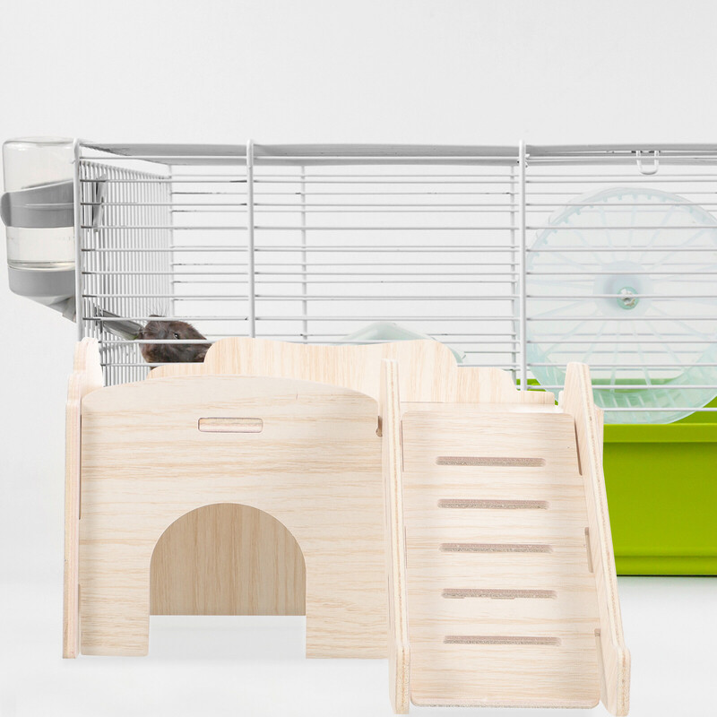 Küülikuloss Päkapikk Hamstri Mänguasjad Aksessuaarid Puur Gerbil voodipesu Majad Peidikud