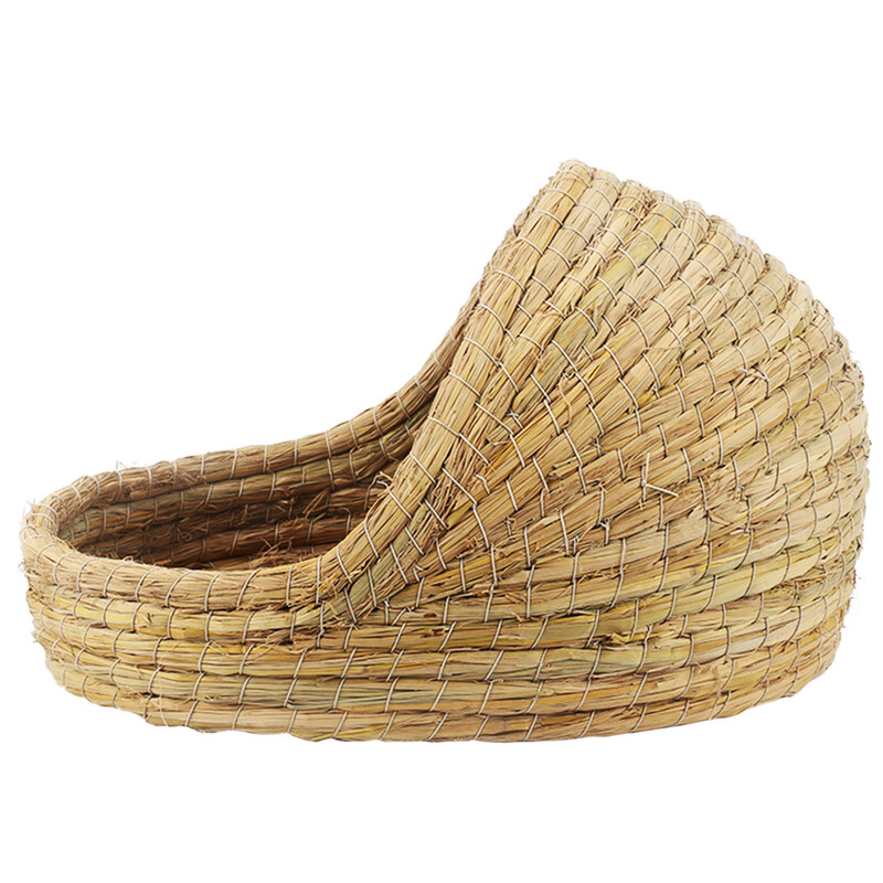 Küülikupesa Väikeloomade peidupaik õlgedest punutud rohupeenar Kääbushamstri maja jänkupuurid Süüria onn peidab suvehiire