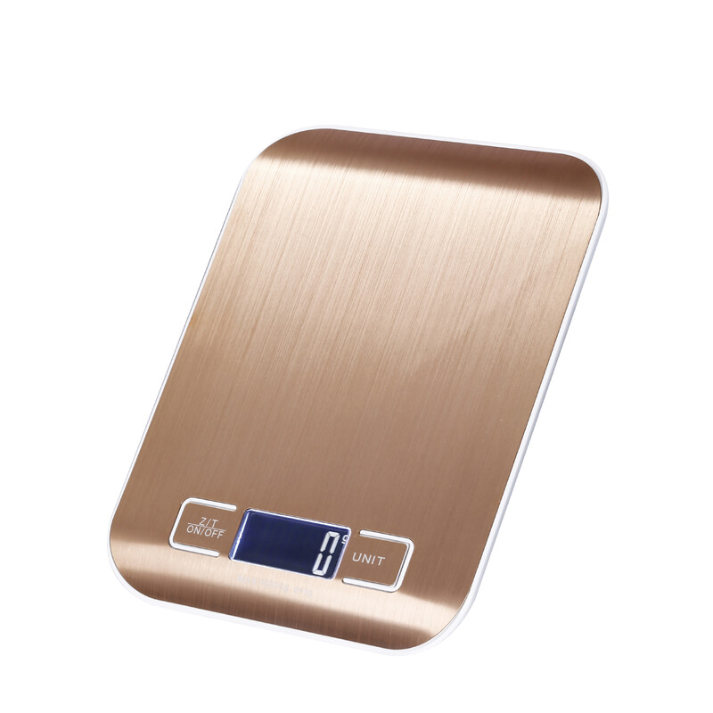 Skaitmeninės virtuvės svarstyklės 5kg/10kg maisto svarstyklės nerūdijančio plieno elektroninės svarstyklės gramų matavimo svarstyklės maisto gaminimui ir kepimui