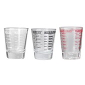 1 tk 45/60 ml klaasist mõõtetass Espresso Shot klaasist vedelast klaasist untsist tass koos skaalaga köögikohvipoe mõõtevahendite tarvikud