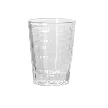 1 τεμ 45/60ML Γυαλί μέτρησης φλιτζάνι Espresso Shot Glass Liquid Glass Cup Ounce with Scale Kitchen Coffee Store Measure Tool Supplies