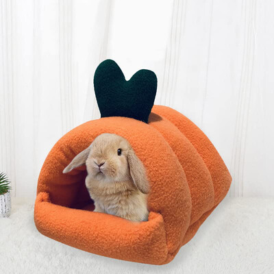 Hamster Nest Thickened Golden Silk Bear Dutch Pig Cotton Nests Hedgehog Winter Cute Bed Nest Honey Rabbit Carrot House