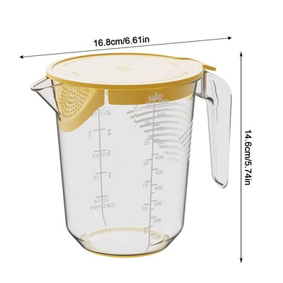 Matavimo puodelis Kepimo ąsotis su rankena ir svarstyklėmis Virtuvė Skysčio matavimo puodelis namo Virtuvės reikmenys cukraus miltams