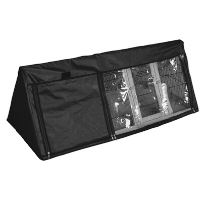 Husă pentru cușcă pentru iepurași, cu triunghi, din material Oxford, 210D