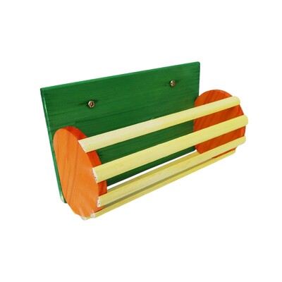 Ξύλινος τροφοδότης σανού κουνελιού, διανομέας σανού κουνελιού για μικρά ζώα,