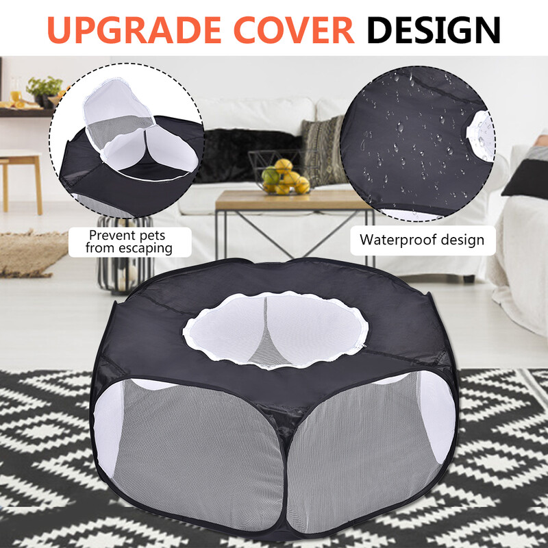 Nešiojamas naminių kačių šunų narvelis palapinė maniežas sulankstomas tvora žiurkėnui ežiukui mažiems gyvūnams Kvėpuojantis šuniukas katė triušis jūrų kiaulytė