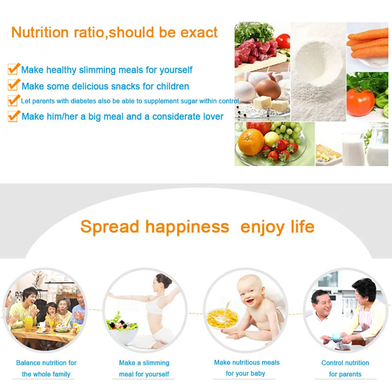 Virtuvės svarstyklės 15 kg/1 g kepimo svėrimas maisto kavos balansas Išmaniosios elektroninės skaitmeninės svarstyklės nerūdijančio plieno dizainas gaminimui