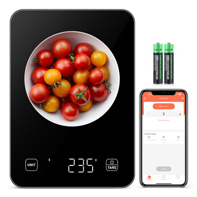 Food Scale Konyhai mérleg élelmiszer unciákhoz és grammokhoz Intelligens főzési kalóriamérleg Táplálkozáselemzés Smart Kitchen Tools alkalmazással