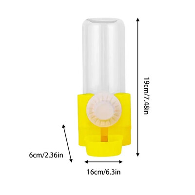 Šuniukų dozatorius buteliuko narvelis Automatinis tiektuvas Triušis Vandens paukščiai Maistas Kačiukas naminių gyvūnėlių reikmenims Pakabinamas 500 ml maitinimas konteineryje