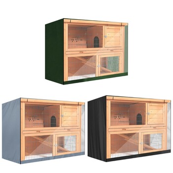 Κάλυμμα 367A Bunny Rabbit Hutch for Spring Garden Υπαίθριο αδιάβροχο κάλυμμα κιβωτίου κλουβιού