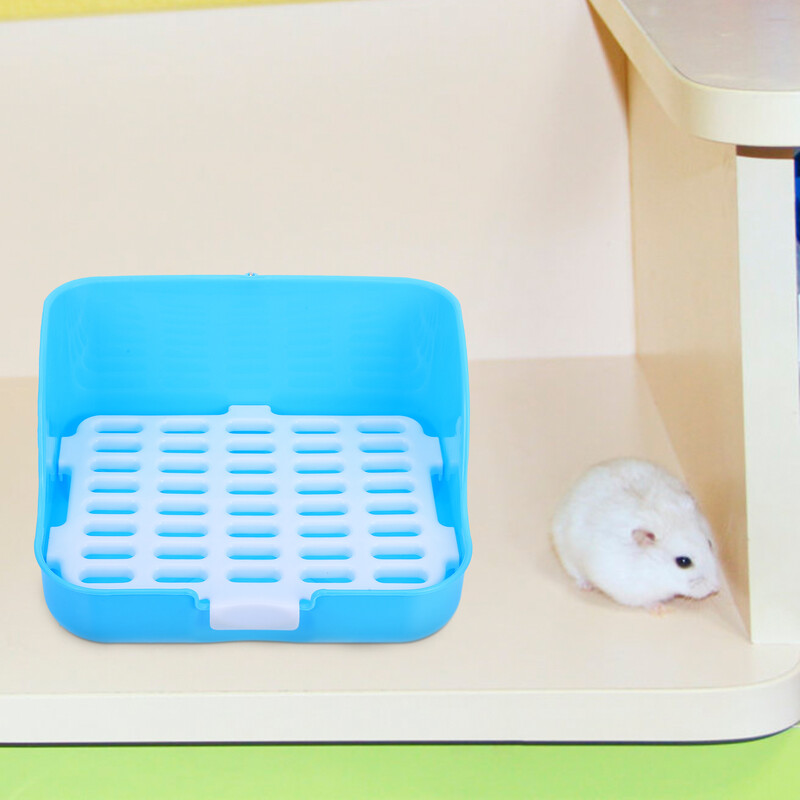 Trušu podiņa tualetes būra trenažieris mājdzīvnieku pakaišu paplātei Trash Can Hamster Abs