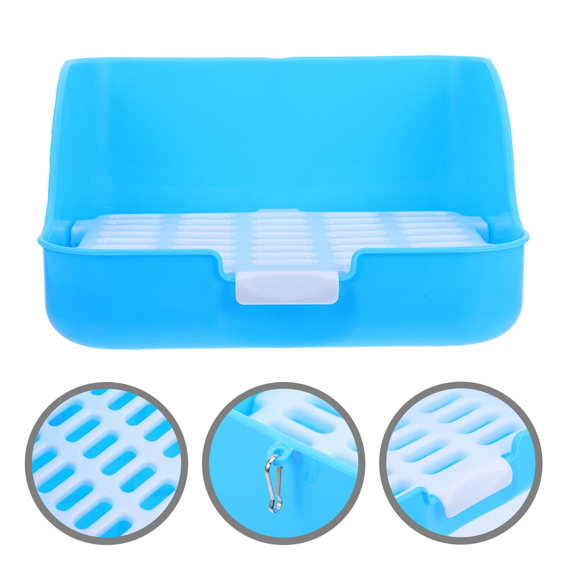 Trušu podiņa tualetes būra trenažieris mājdzīvnieku pakaišu paplātei Trash Can Hamster Abs