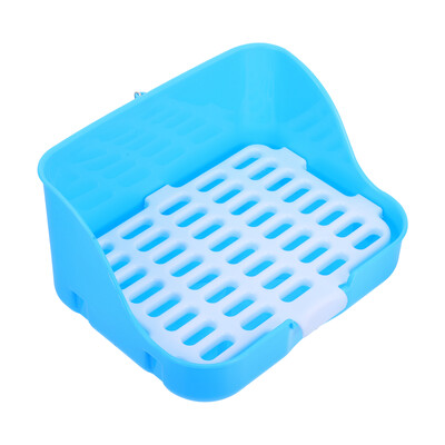 Trash Can Bathroom Rabbit Potty Toilet Bunny Cage Pet Training Litter Tray Abs Poop Hamster