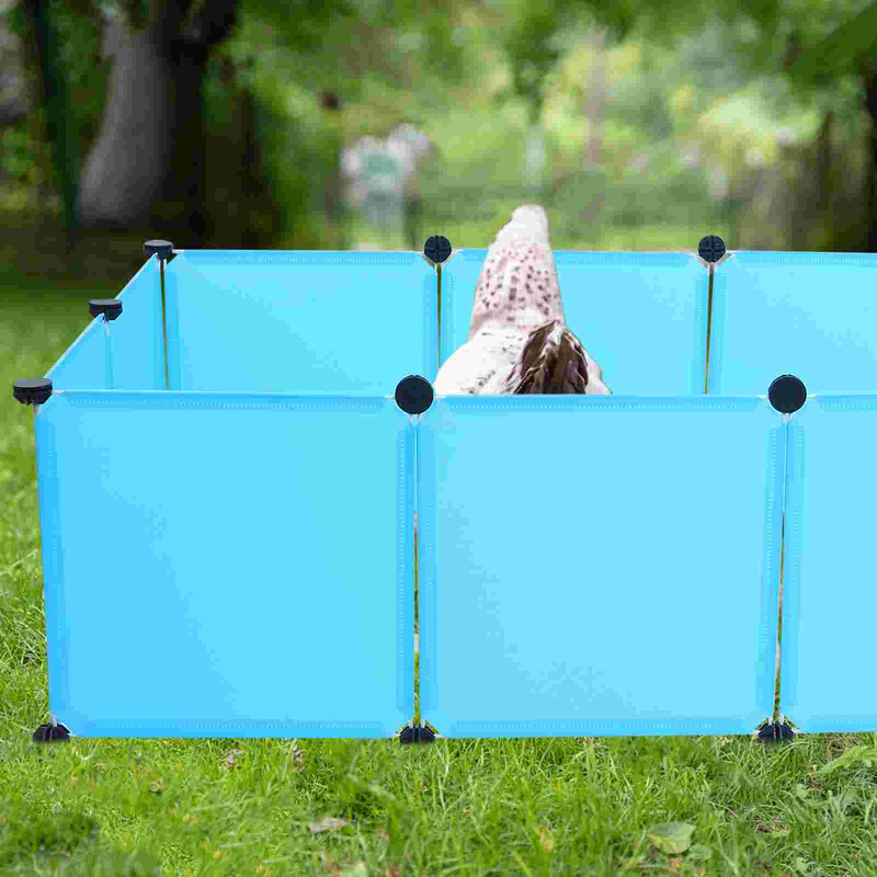 Mazu dzīvnieku žogs Bērnu sētiņa zaķu būris Trušu iežogojuma glabāšanas kaste, plastmasas