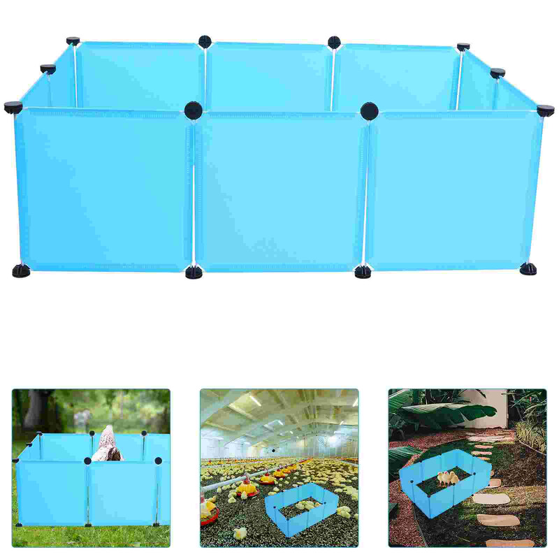 Mazu dzīvnieku žogs Bērnu sētiņa zaķu būris Trušu iežogojuma glabāšanas kaste, plastmasas