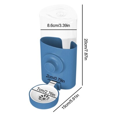 Triušio vandens dozatorius Didelės talpos jūrų kiaulytės automatinis šėrimas virdulys žiurkėnas Kabantis vandens fontanas mažų gyvūnų reikmenys