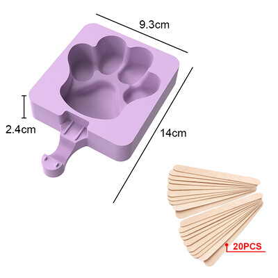 Silikoonist jäätisevormid kaanega meisterdatud jäätisevormid isetehtud jäätisevormid