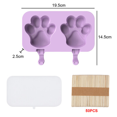 Silikoonist jäätisevormid kaanega meisterdatud jäätisevormid isetehtud jäätisevormid