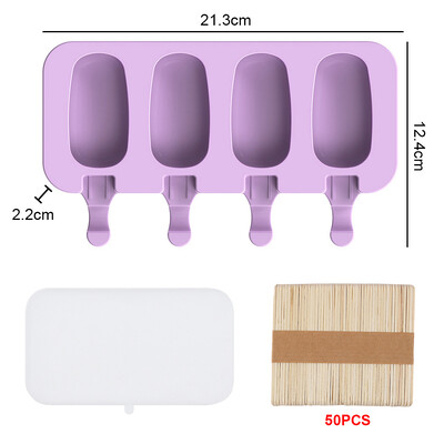 Silikoonist jäätisevormid kaanega meisterdatud jäätisevormid isetehtud jäätisevormid