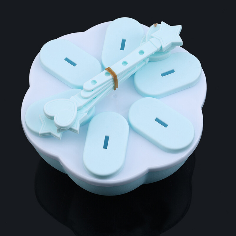 Popsicle vormid 6/8 restiga jäätisevormid Toidukvaliteediga silikoonist jäätisevorm DIY Kodune korduvkasutatav, kergesti vabastatav jäämass