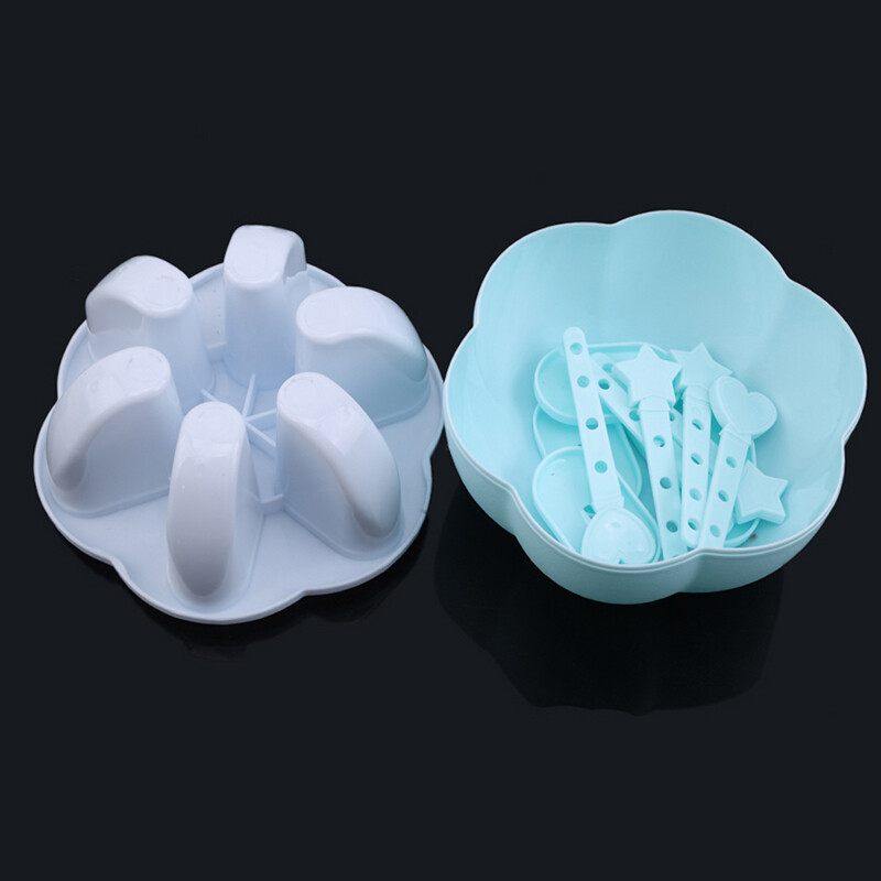 Popsicle vormid 6/8 restiga jäätisevormid Toidukvaliteediga silikoonist jäätisevorm DIY Kodune korduvkasutatav, kergesti vabastatav jäämass