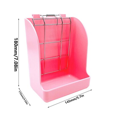 Triušio šieno tiektuvas žolės laikiklis zuikiui šieno laikiklis Maisto šėrimo lentynas zuikiui šieno laikiklis naminių gyvūnėlių savarankiško maitinimosi dozatorius smulkiems gyvūnams