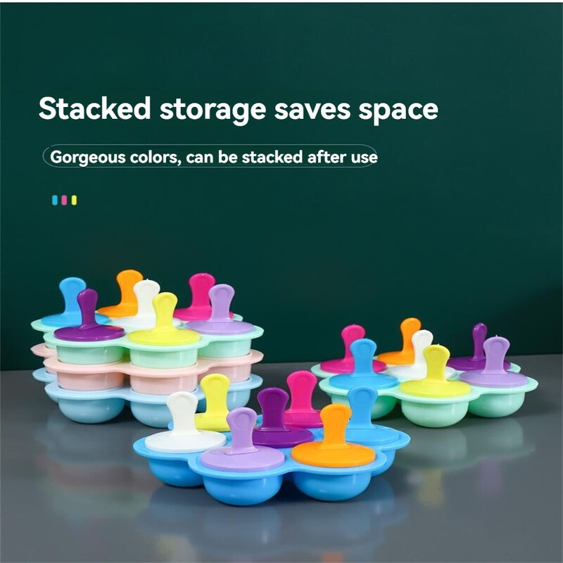 7 auku Gelato vorm jäätise isetehtud vormid lastele paprikavormid toidu täitekast silikoonist jääalus juustuvormid puuvilja piimakokteil Acc