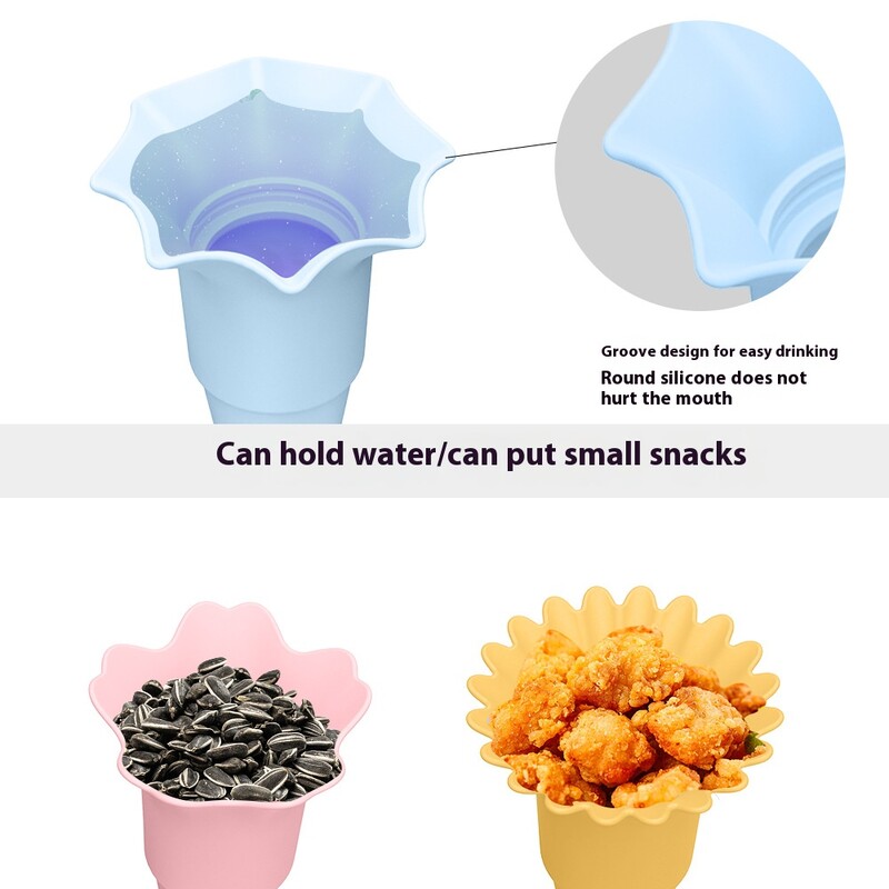 3 tk Laste kokkupandav jäävorm Multifunktsionaalne tilkumisvastane silikoonist jäätisekoonus jäätise alus lihtsaks kaasaskandmiseks