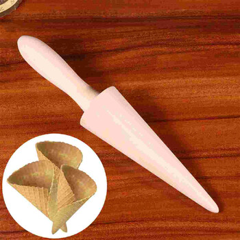 Ice Cream Cone Shaper Πολυλειτουργική φόρμα χωνιού ξύλου DIY φόρμα για ρολό αυγών Καλούπι για χωνάκι αυγών κουζίνας