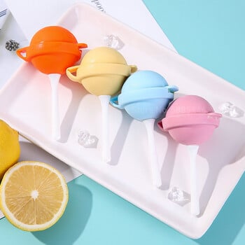 Lollipop Silicone Ice Box Popsicle Mold Mini Ice Cream Maker Ice Mold Οικιακό Popsicle Ball Diy Mold Σπιτικά Εργαλεία Popsicle