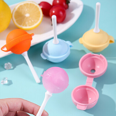 Lollipop Silicone Ice Box Popsicle Mold Mini Ice Cream Maker Ice Mold Οικιακό Popsicle Ball Diy Mold Σπιτικά Εργαλεία Popsicle