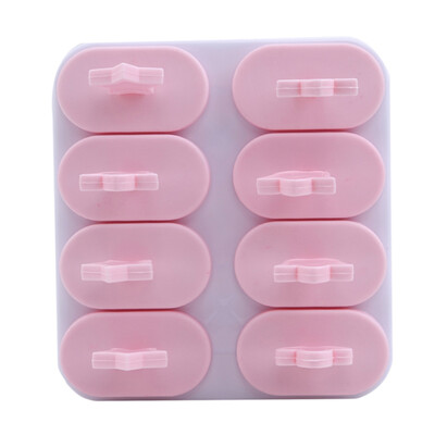Kūrybinis ledų formavimas Netoksiškas plastikinis, pasidaryk pats, šaldytų popsicles rinkinys Ledų gaminimo aparatas Šaunus apvalios kvadratinės formos ledų formavimo įrankis