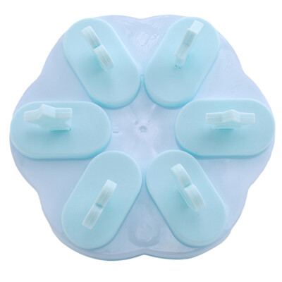 Kūrybinis ledų formavimas Netoksiškas plastikinis, pasidaryk pats, šaldytų popsicles rinkinys Ledų gaminimo aparatas Šaunus apvalios kvadratinės formos ledų formavimo įrankis