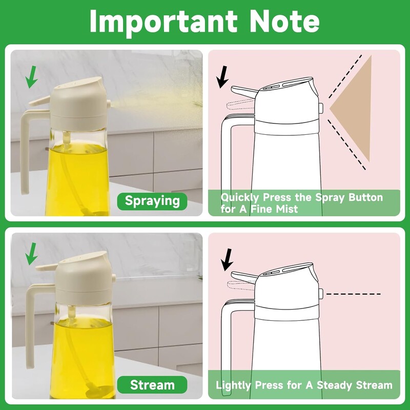 2 viename 450 ml stiklinis purškiamas aliejaus purkštuvas buteliukas purškiamas aliejaus dozatorius Alyvos stiklainis Cruet BBQ virtuvės kepimas skrudinimas piknikas virtuvės įrankis