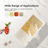 Prieskonių indelių rinkinys, Prieskonių dėžutės rinkinys Druskos plaktuvo prieskonių lentynėlė, Prieskonių indai, Maisto gaminimo reikmenys, Virtuvės priedai