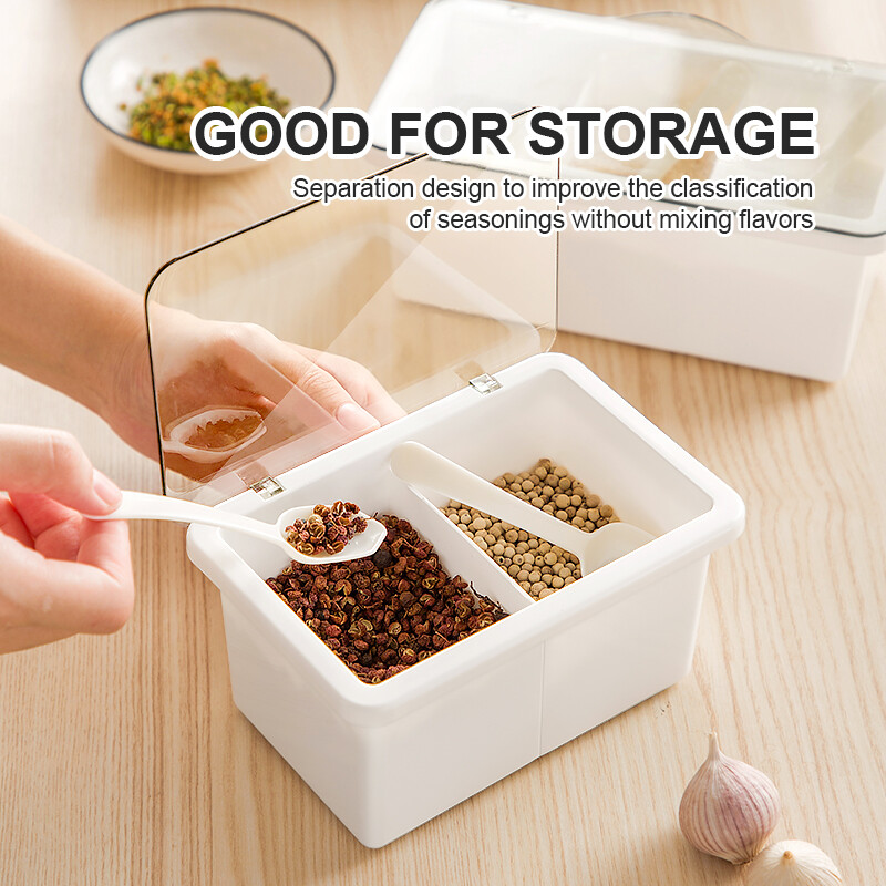 Prieskonių indelių rinkinys, Prieskonių dėžutės rinkinys Druskos plaktuvo prieskonių lentynėlė, Prieskonių indai, Maisto gaminimo reikmenys, Virtuvės priedai