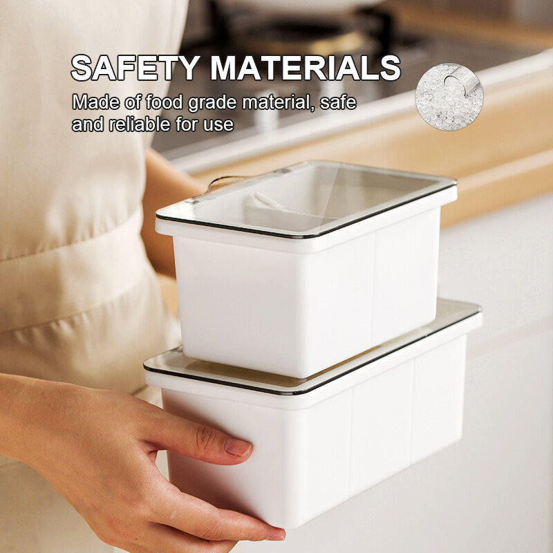 Prieskonių indelių rinkinys, Prieskonių dėžutės rinkinys Druskos plaktuvo prieskonių lentynėlė, Prieskonių indai, Maisto gaminimo reikmenys, Virtuvės priedai