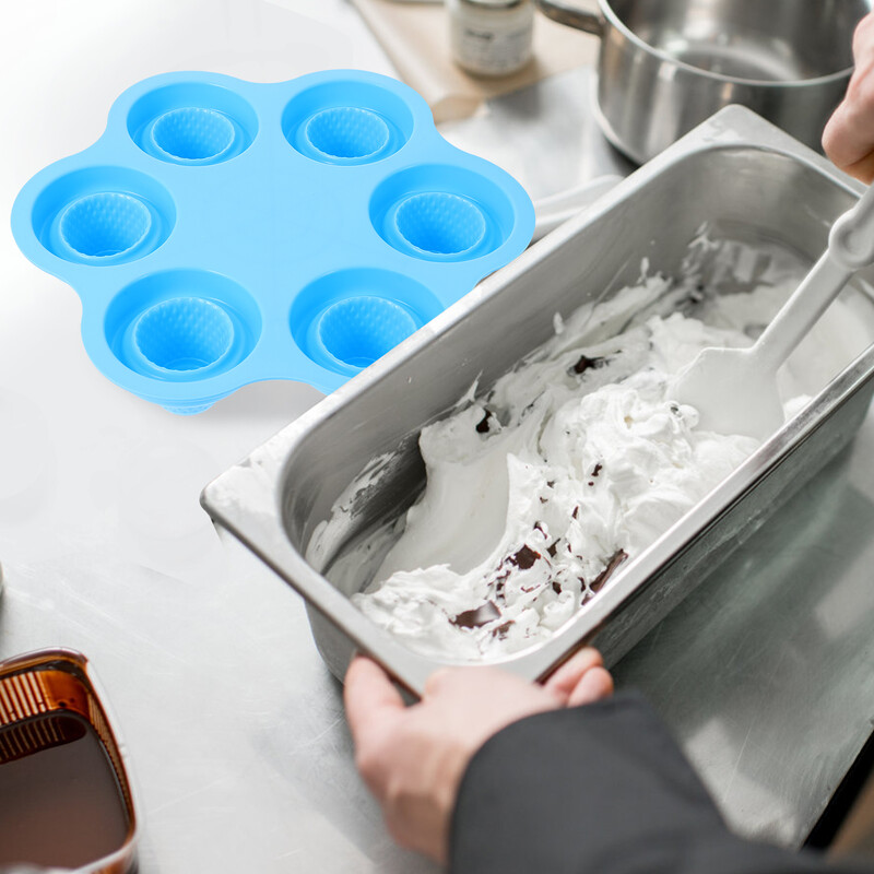 Silikono ledų formelės, puikaus apdirbimo „pasidaryk pats“ gaminimas popsicle formavimo formų padėklas Lengvai valomas desertų tūbeles Silikagelio formelių naudojimas