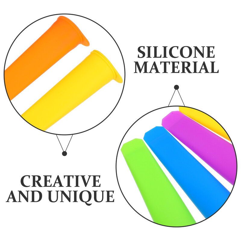 Καλούπι 6 τμχ Καλοκαιρινή φόρμα για παγωτό Εύκολη απελευθέρωση Καλούπι για επιδόρπιο
