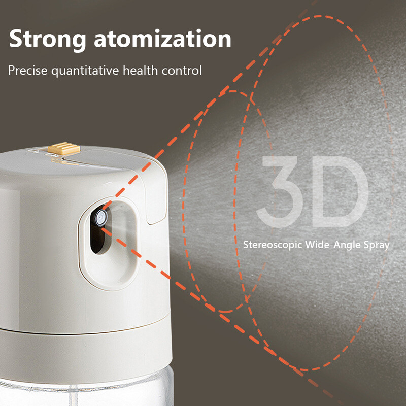 550 ml õlipihustipudel, BBQ toiduvalmistamise 2-ühes õlijaotur Oliiviõli valajad pihusti köök küpsetusõli äädikapudel