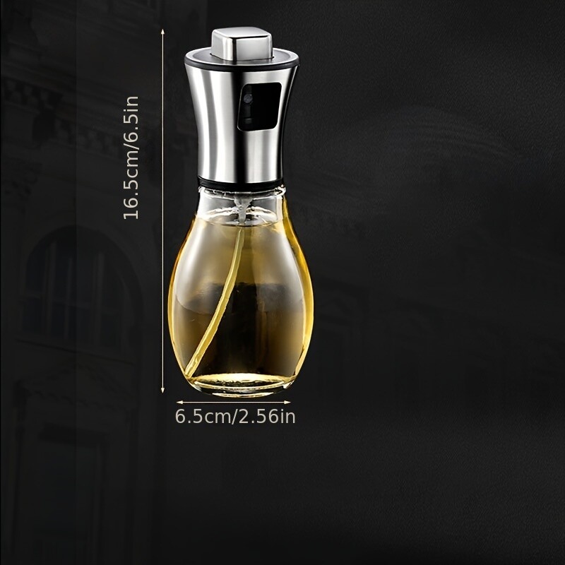 200 ml nerūdijančio plieno aliejaus purškimo butelis puikiai tinka virtuvės gaminimui ir oro gruzdintuvės buteliuko stiklo nerūdijančio plieno aliejaus purkštuvas