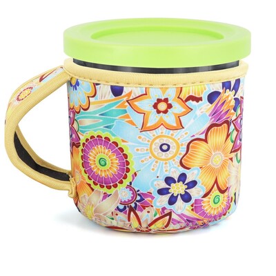 Neopreno ledų rankovė su rankena, daugkartinio naudojimo izoliuotos rankovės, skirtos „Ninja Creami Pints“ NC301 NC300 NC299AMZ serijos konteineriams