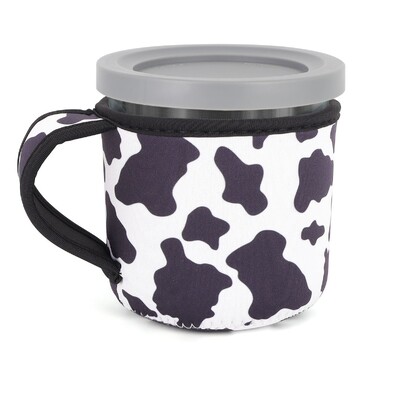 Neopreno ledų rankovė su rankena, daugkartinio naudojimo izoliuotos rankovės, skirtos „Ninja Creami Pints“ NC301 NC300 NC299AMZ serijos konteineriams