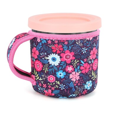 Neopreno ledų rankovė su rankena, daugkartinio naudojimo izoliuotos rankovės, skirtos „Ninja Creami Pints“ NC301 NC300 NC299AMZ serijos konteineriams