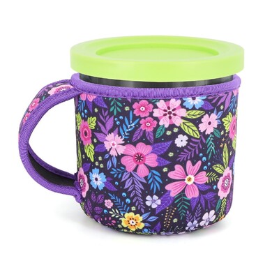 Neopreno ledų rankovė su rankena, daugkartinio naudojimo izoliuotos rankovės, skirtos „Ninja Creami Pints“ NC301 NC300 NC299AMZ serijos konteineriams