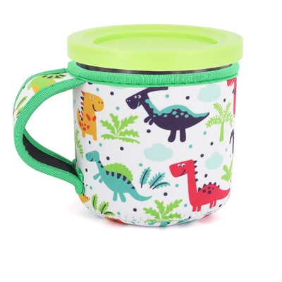 Neopreno ledų rankovė su rankena, daugkartinio naudojimo izoliuotos rankovės, skirtos „Ninja Creami Pints“ NC301 NC300 NC299AMZ serijos konteineriams