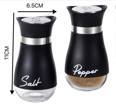 2 tk korduvtäidetav soola- ja piprašeikerite komplekt, vürtsipudeli konteiner koju, restorani ja pikniku jaoks – 3,4 untsi köögitarvikud