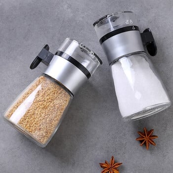 Δοχείο αλατιού τύπου Push Μπουκάλι ζάχαρης Spice Pepper Shaker Δοχείο PushType Seasoning Gadgets κουζίνας